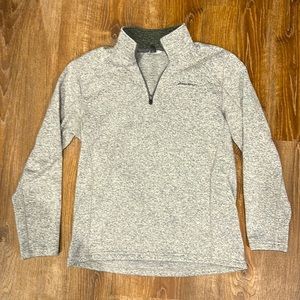 Men’s Eddie Bauer 1/4 zip pullover sweater. Size medium